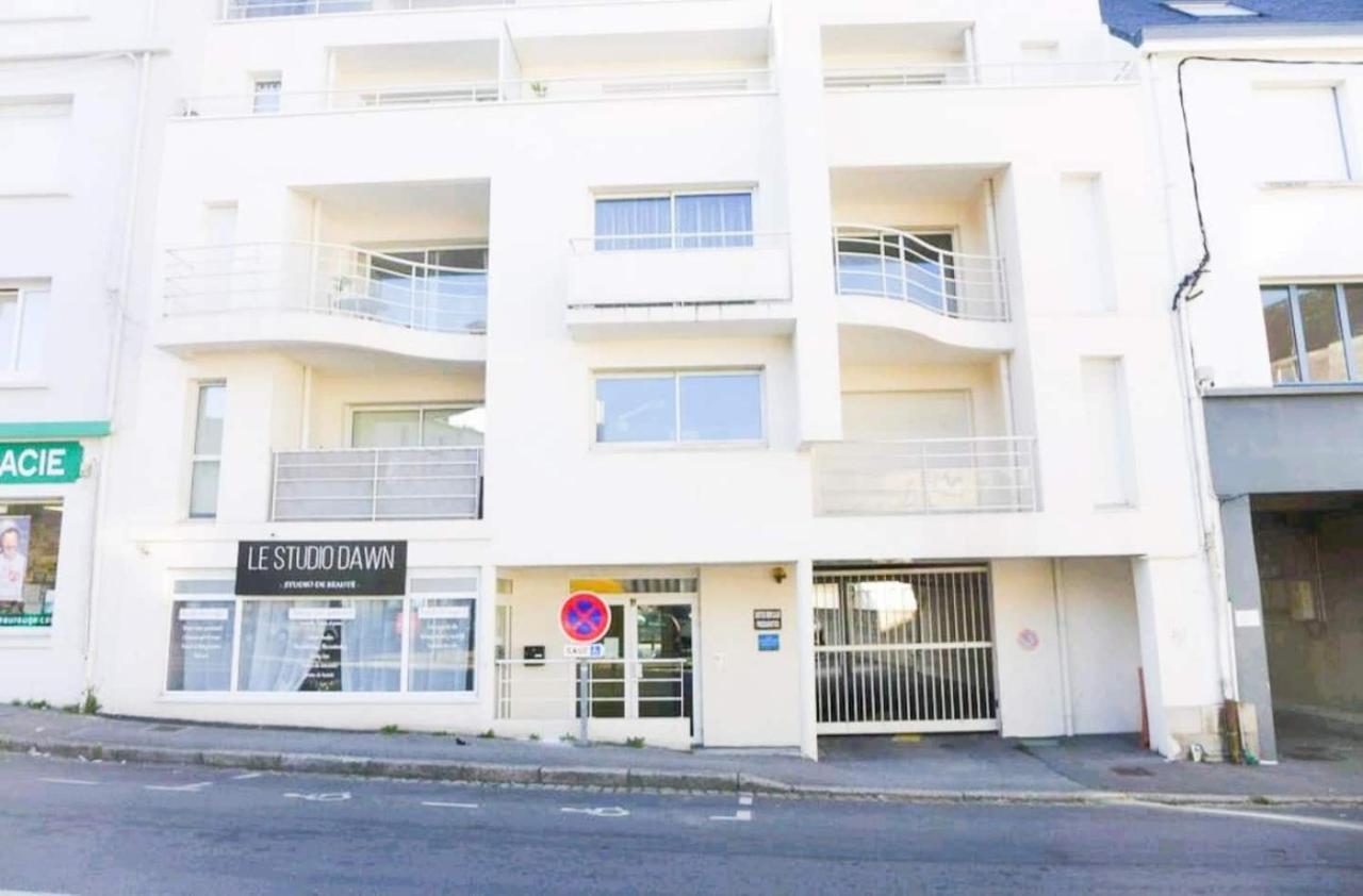 T3 Au Centre Ville Avec Balcon, Parking Gratuit Quimper Kültér fotó