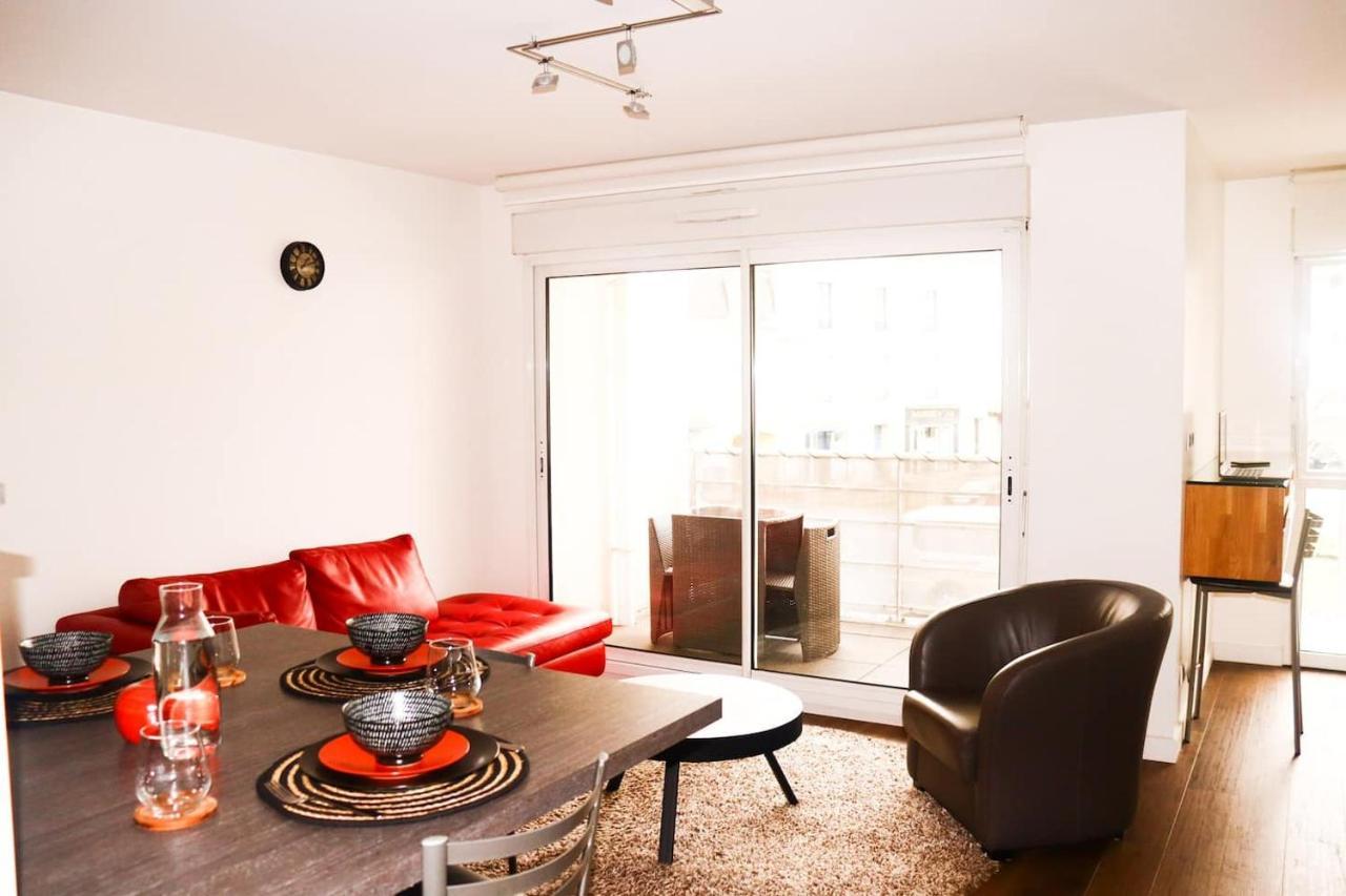 T3 Au Centre Ville Avec Balcon, Parking Gratuit Quimper Kültér fotó